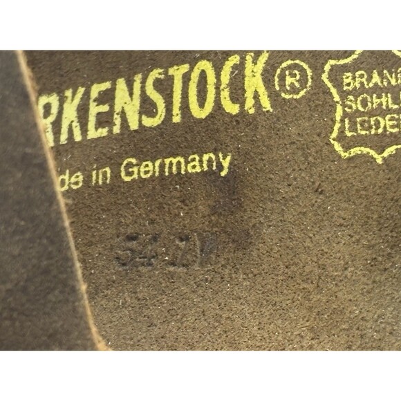 Birkenstock Arizona Sandal Mens Size 43 10 Brown Oiled Leather Slide - Picture 11 of 11